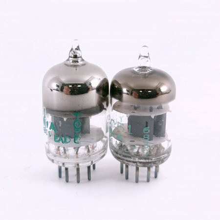 2 X JAN 2C51 SYLVANIA TUBE. 1970-68 PROD. MATCHED PAIR. 32. CB406