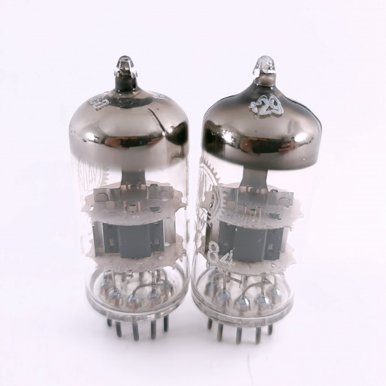 2 X ECC84 VALVO TUBE. 1960s MULLARD...