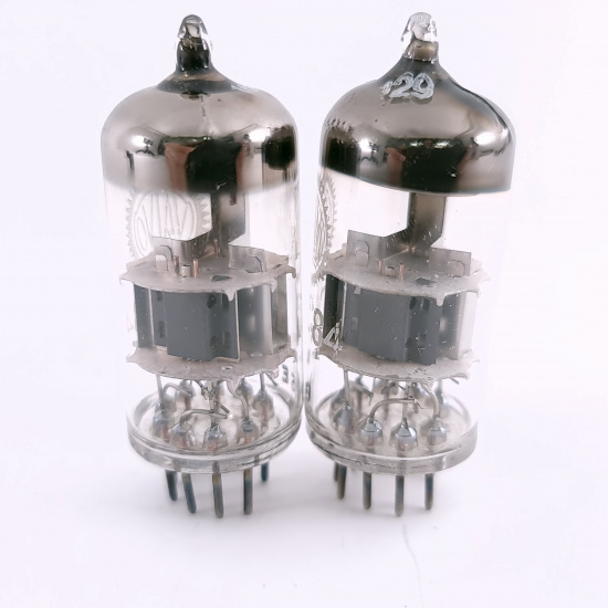 2 X ECC84 VALVO TUBE. 1960s MULLARD...