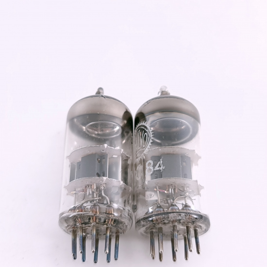2 X ECC84 VALVO TUBE. 1960s MULLARD...