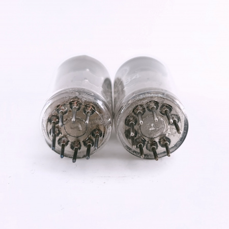 2 X ECC84 VALVO TUBE. 1960s MULLARD PROD. COPPER RODS. PAIR. 35. CB406