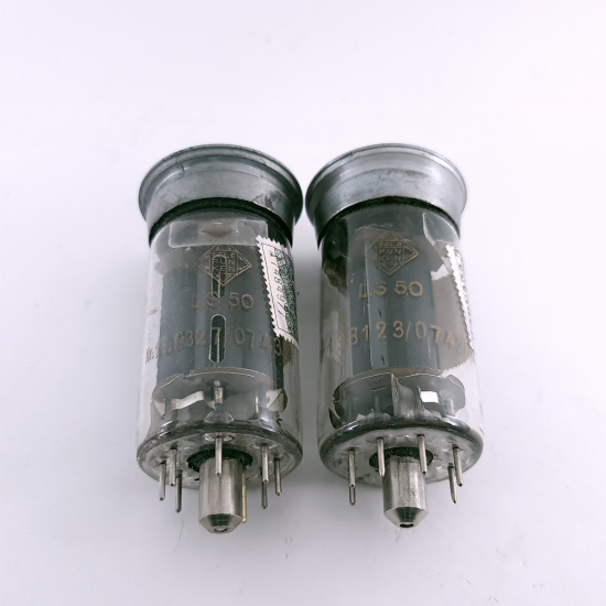 2 X LS50 TUBE. TELEFUNKEN BRAND. +...
