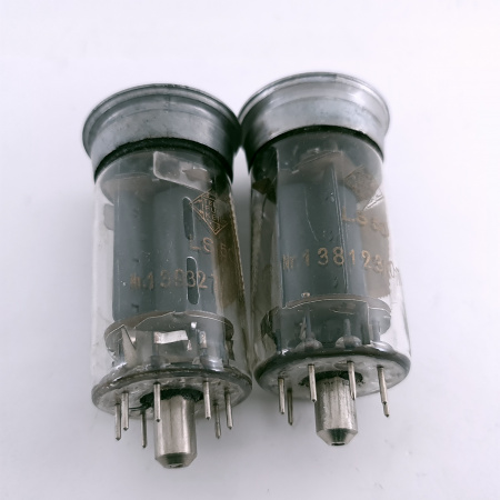 2 X LS50 TUBE. TELEFUNKEN BRAND. + ORIGINAL TUBE SOCKETS. CF  ENA