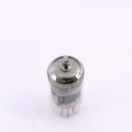 1 X 12AX7S LA RADIOTECHNIQUE TUBE. 1962 PROD. GREY PLATES. COPPER RODS.7.CH164