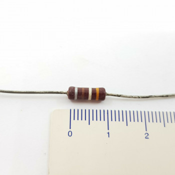 VINTAGE PIHER RESISTOR. 1/2W 390R 390Ohm 10% *1 PC* NEW ORIGINAL 1970´S + RC235