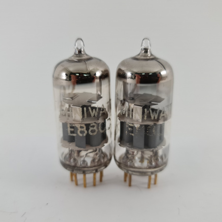 2 X E88CC MINIWATT TUBE. 1970s PHILIPS PROD. SQ. MATCHED PAIR. USED. 25. CH164