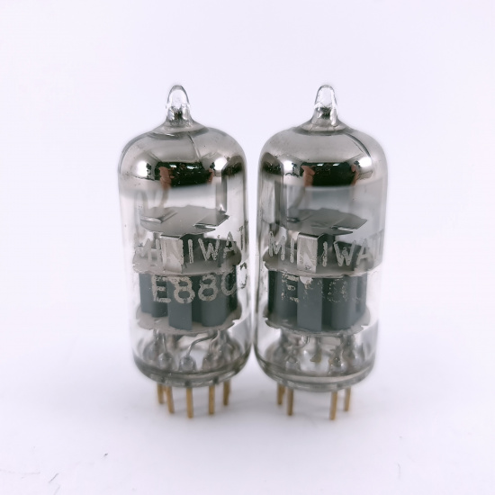 2 X E88CC MINIWATT TUBE. 1970s...