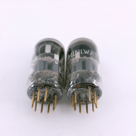 2 X E88CC MINIWATT TUBE. 1970s PHILIPS PROD. SQ. MATCHED PAIR. USED. 25. CH164