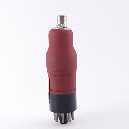 1 X UF9 PHILIPS MINIWATT TUBE. NOS. RC120A