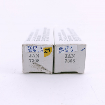 2 X JAN 7308 SYLVANIA TUBE....