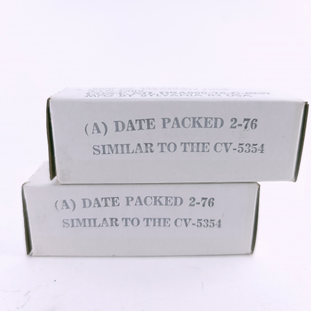 2 X JAN 7308 SYLVANIA TUBE. 1976 PROD. 29. CH164