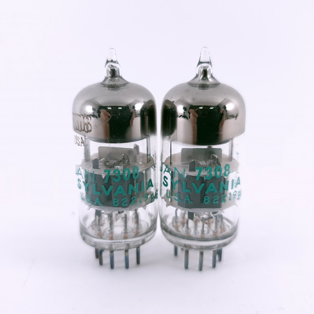 2 X JAN 7308 SYLVANIA TUBE. 1976 PROD. 29. CH164