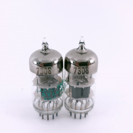 2 X JAN 7308 SYLVANIA TUBE. 1976 PROD. 29. CH164