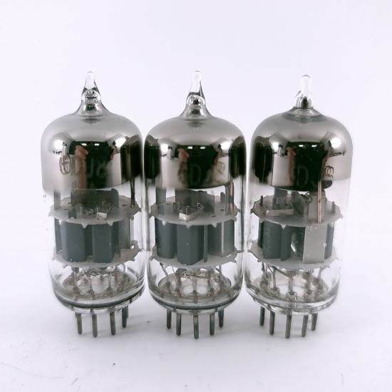3 X 6DJ8 SYLVANIA TUBE. 1960s PROD....