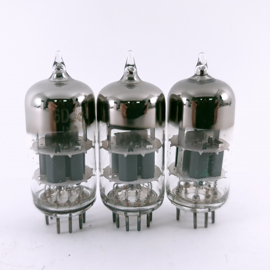 3 X 6DJ8 SYLVANIA TUBE. 1960s PROD....