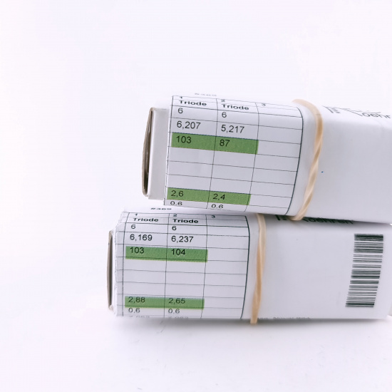 2 X E80CC PHILIPS-MINIWATT TUBE....