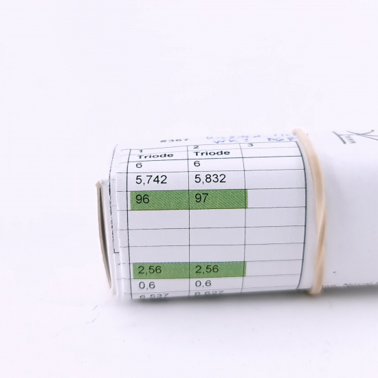 1 X E80CC VALVO TUBE. 1950s PROD....