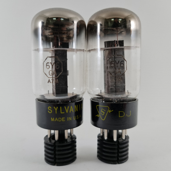 2 X 6Y6GA SYLVANIA TUBE. 1950s PROD....