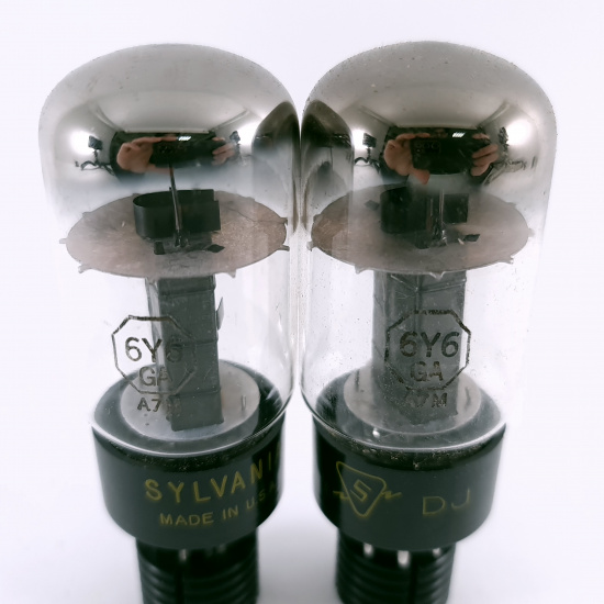 2 X 6Y6GA SYLVANIA TUBE. 1950s PROD....