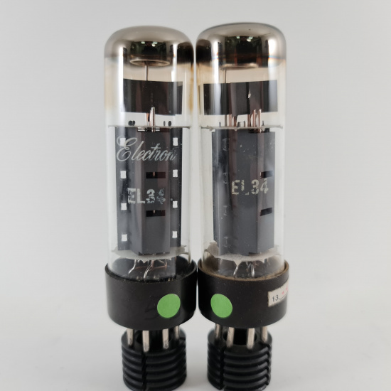 2 X EL34 RFT ELECTRON TUBE. 1970s RFT...