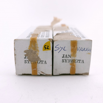 2 X JAN 5Y3WGTA SYLVANIA...