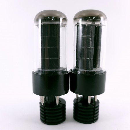 2 X JAN 5Y3WGTA SYLVANIA TUBE. 1977 PROD. BLACK PLATES. 52. CH164