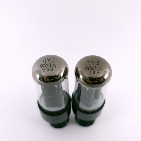 2 X JAN 5Y3WGTA SYLVANIA TUBE. 1977...