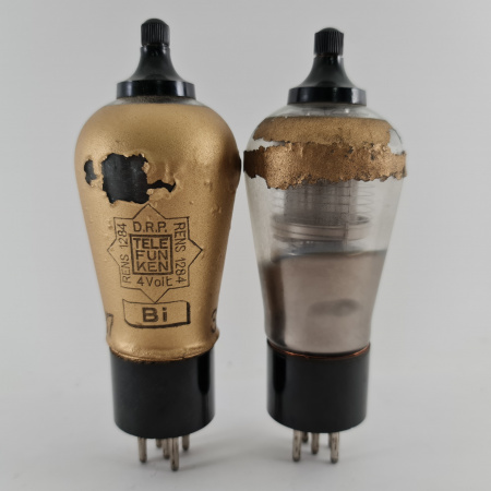 2 X RENS 1284 TELEFUNKEN TUBE. 1940s PROD. READ DESCR. BEFORE BUYING. 57. CH164