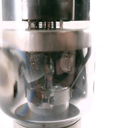 1 X PZ1-75 MULLARD TUBE. 1950s PROD. BLACK PLATES. DUAL GETTER. USED. 60. CH164