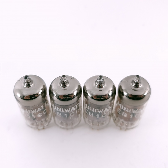 4 X E81CC MINIWATT TUBE. 1960s VALVO...