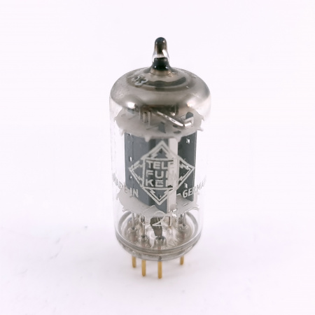 1 X 6211 TELEFUNKEN TUBE. 1960s PROD. GOLD PIN. 93/154% EMISSION. 68. CH164