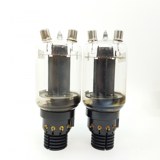 2 X RL12P50 VALVO TUBE. GREY PLATES....