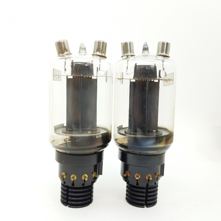 2 X RL12P50 VALVO TUBE. GREY PLATES. 1940s PROD. NOS/NIB. RCB370