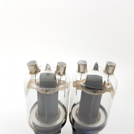 2 X RL12P50 VALVO TUBE. GREY PLATES. 1940s PROD. NOS/NIB. RCB370