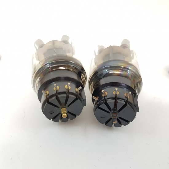2 X RL12P50 VALVO TUBE. GREY PLATES....