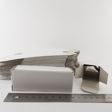 50 X CAJAS BLANCAS PARA VÁLVULAS 100x35x35mm / 3.937 x 1.378 x 1.378inch