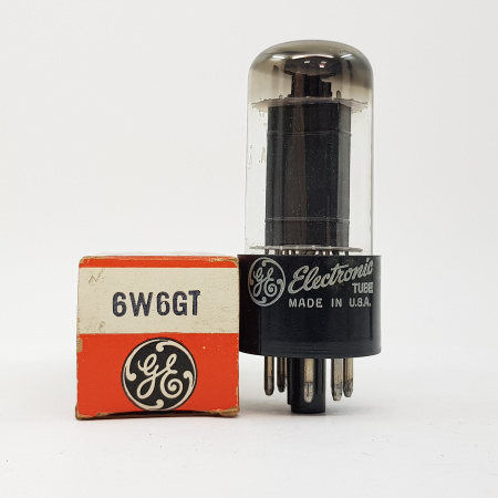 1 X 6W6GT GENERAL ELECTRIC TUBE. NOS / NIB. RC62