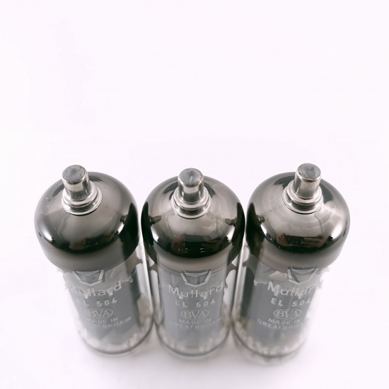 3 X EL504 MULLARD TUBE. 1960s PROD....
