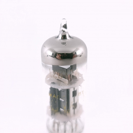 1 X 12BY7A / 12BV7A SYLVANIA TUBE. 1960s PROD. BLACK PLATES.COPPER RODS.3.CH165