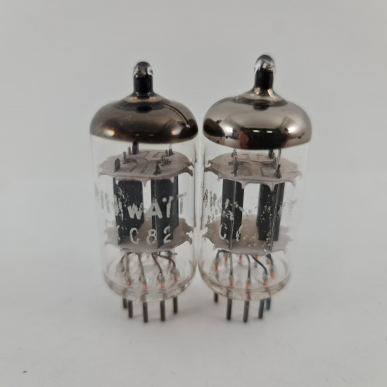 2 X ECC82 MINIWATT TUBE. 1960s PROD....