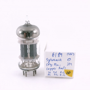 1 X 6189 / 12AU7WA SYLVANIA...