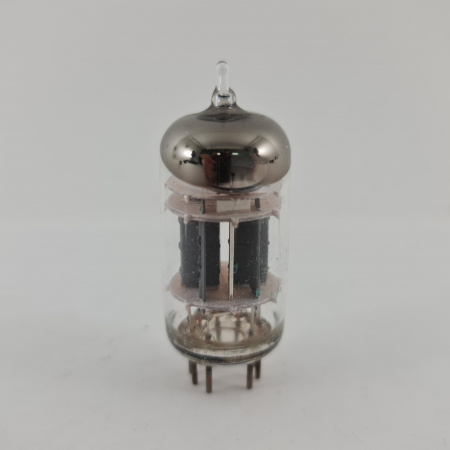 1 X 6189 / 12AU7WA SYLVANIA TUBE. 1960s PROD. 3M. COPPER RODS. USED. 10. CH165