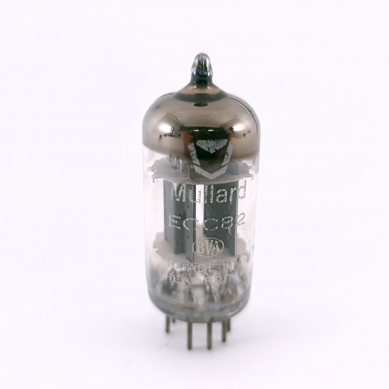 1 X ECC82 MULLARD TUBE. 1960s PROD....