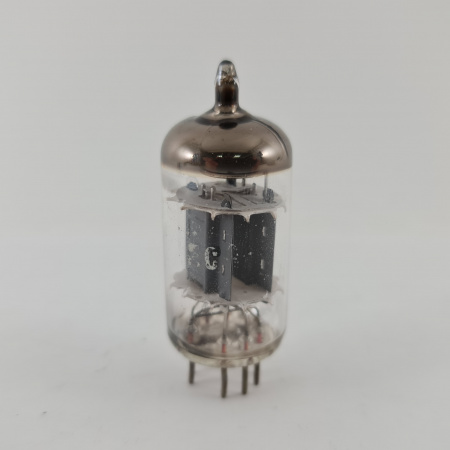 1 X ECC82 / 12AU7 PHILIPS TUBE. 1960s PROD. 10.6/10.9mA EMISSION. USED.24.CH165