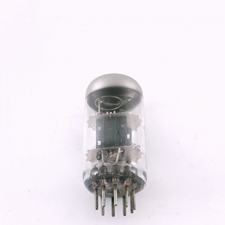 1 X 12AT7WA / E81CC RCA TUBE. 1960s PROD. BLACK PLATES. USED. 29. CH165