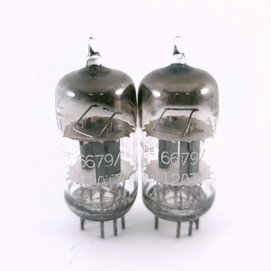 2 X 6679 / 12AT7 GE TUBE. 1960s PROD....