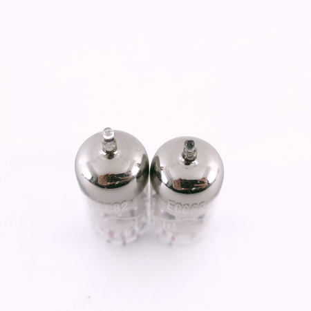 2 X ECC82 HALTRON TUBE. 1960s TUNGSRAM PROD. COPPER RODS. MATCHED PAIR.46.CH165