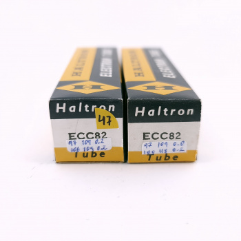 2 X ECC82 HALTRON TUBE....