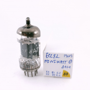 1 X ECC82 MINIWATT TUBE....