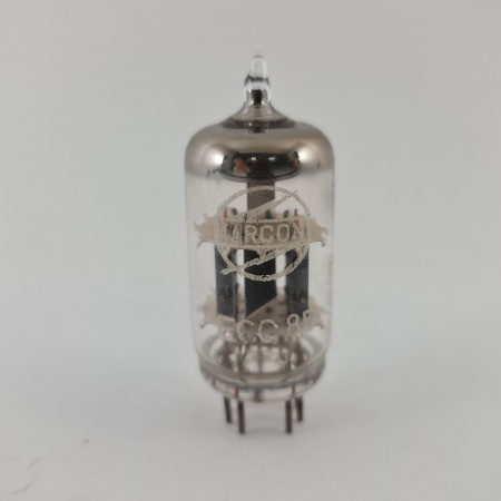 1 X ECC85 MARCONI TUBE. 1960s PROD. COPPER RODS. HIGH GAIN. 64. CH165